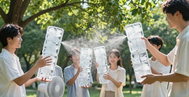 大冰块降温方法_拱墅区夏季防暑降温大冰块_大冰块户外活动使用时长